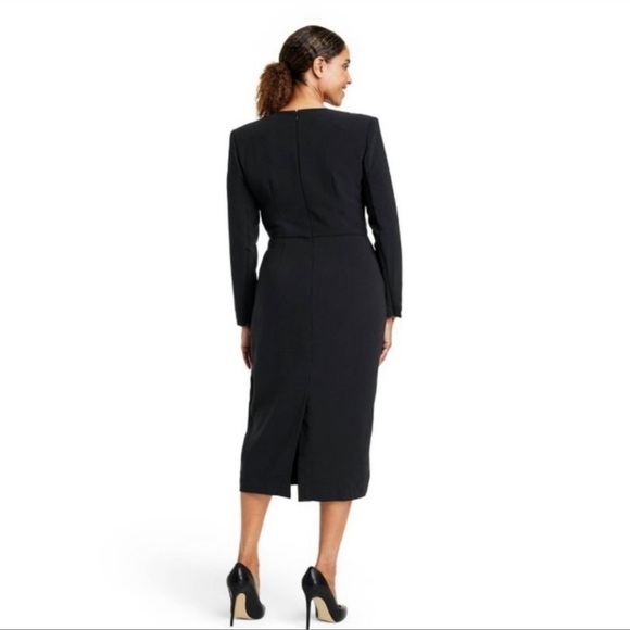 NWT Sergio Hudson for Target Strong Shoulder Midi Dress size 3X sold out - Picture 3 of 8